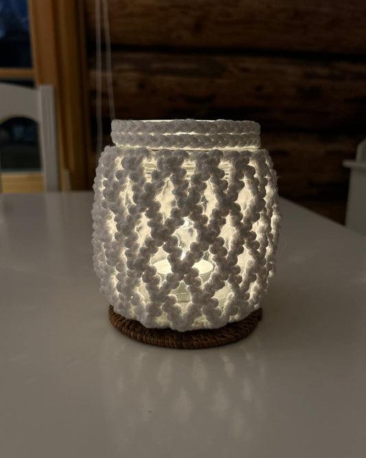 Macramé Candle Lantern