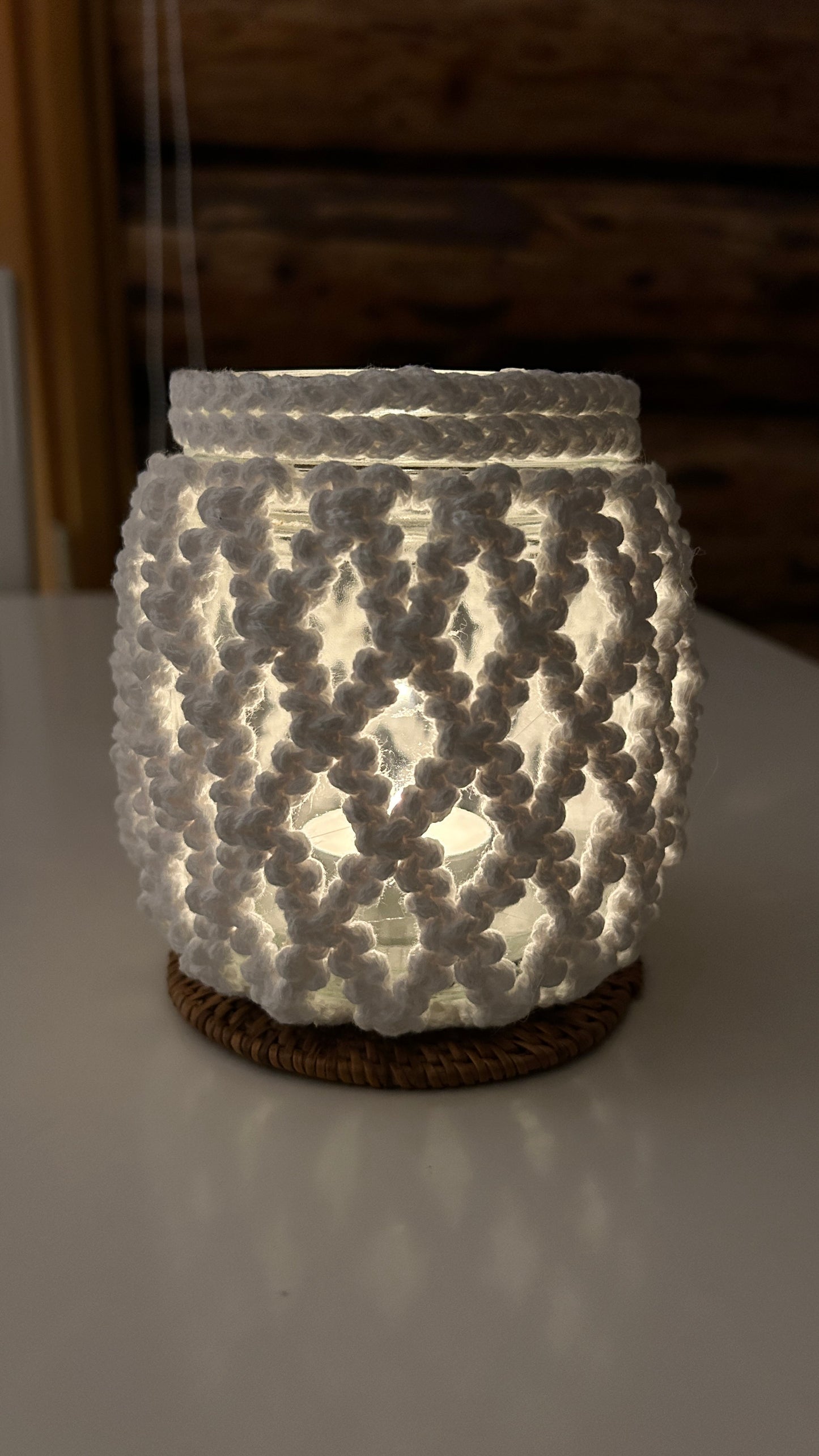 Macramé Candle Lantern