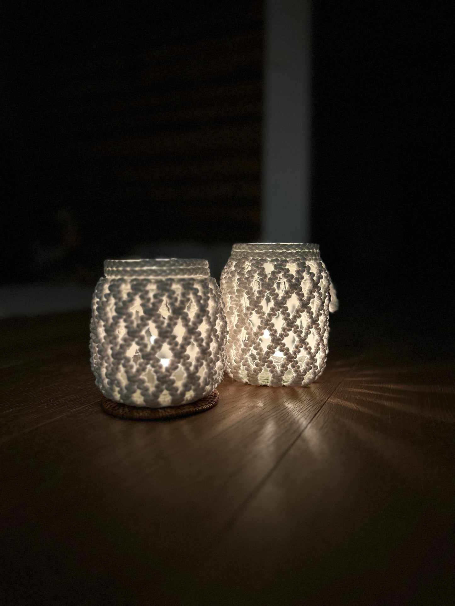 Macramé Candle Lantern