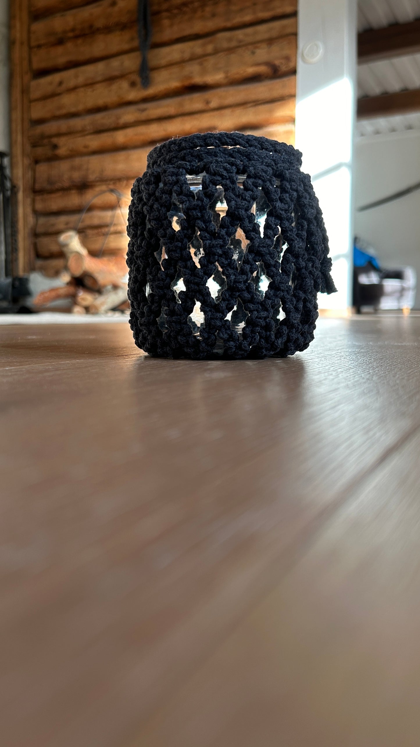 Macramé Candle Lantern